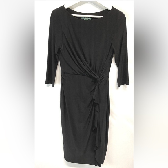 Ralph Lauren Dresses & Skirts - Ralph Lauren Waterfall Sheath Dress Medium